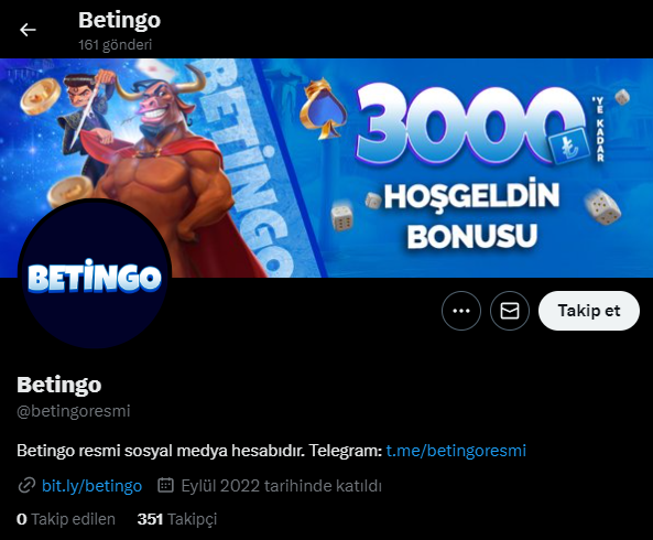 betingo sosyal medya